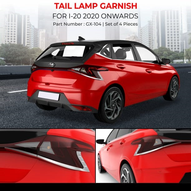 Tail Lamp Garnish For Hyundai I20 - Model 2020 Onwards