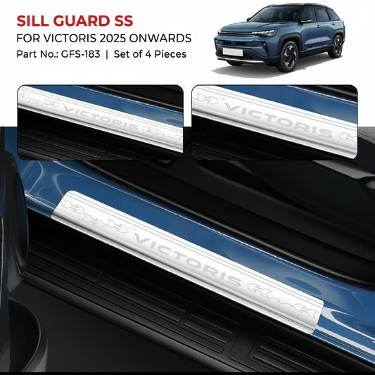 Sill guard set for Victoris 2025 onwards with product details and car model.