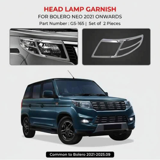 Head Lamp Garnish For Bolero Neo - Model 2025 Onwards