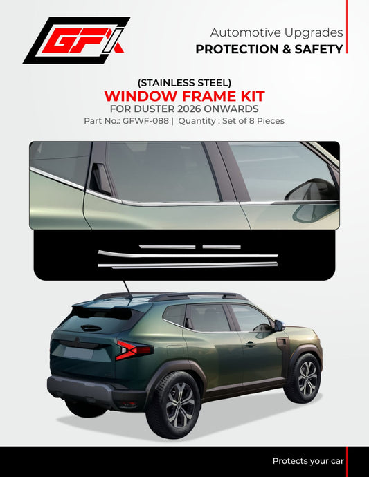 Window Frame Kit For Duster - Model 2026.03 Onwards