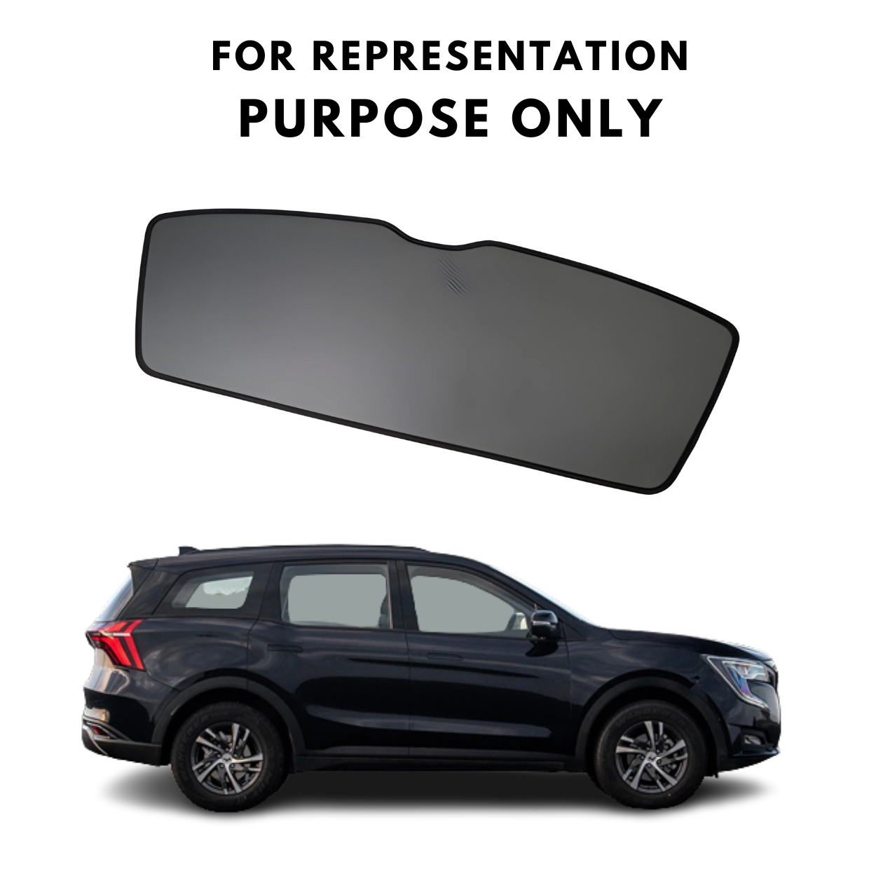 Car Window Fix Black Sun Shades For Mahindra XUV 700