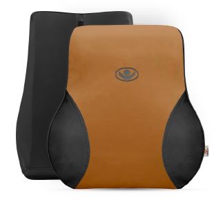 Luxury Back Car Cushion for Back Support PU Velvet - Universal