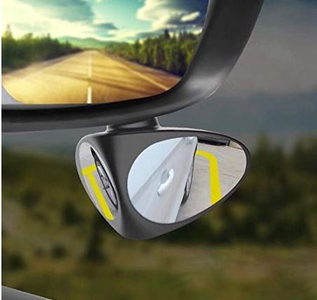 3R Car Rear Double View Glass Blind Spot Parking Mirror Adjustable Wide Angle, Blind Spot For Car Tyre