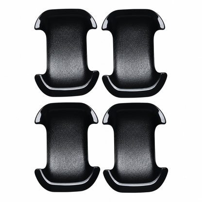 Set of 4 pcs of black catch cover for Bolero Neo on clear white background. 