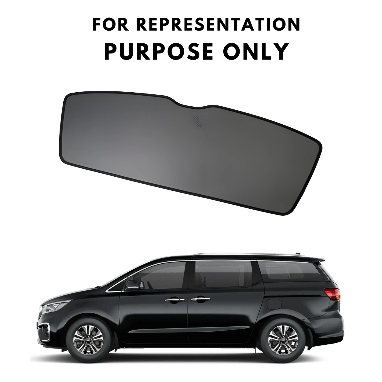 Car Window Fix Black Sun Shades For KIA Carnival