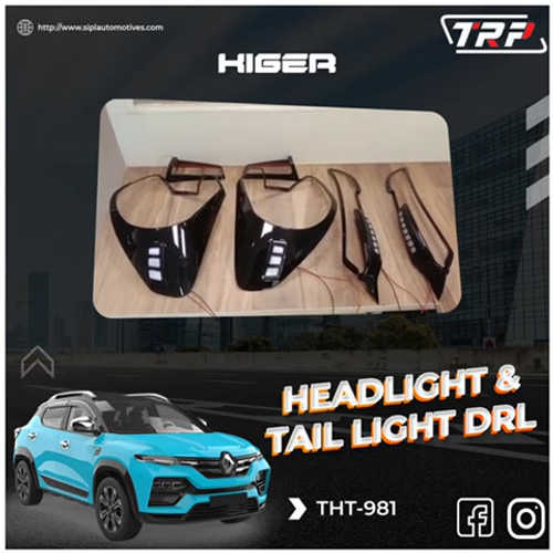 Renault Kiger Head Light and Tail Light DRL