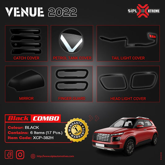 Hyundai Venue Hybrid Combo Kit Black Finish