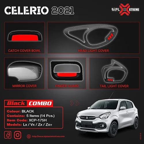 Maruti Suzuki Celerio Hybrid Combo Kit Black Finish