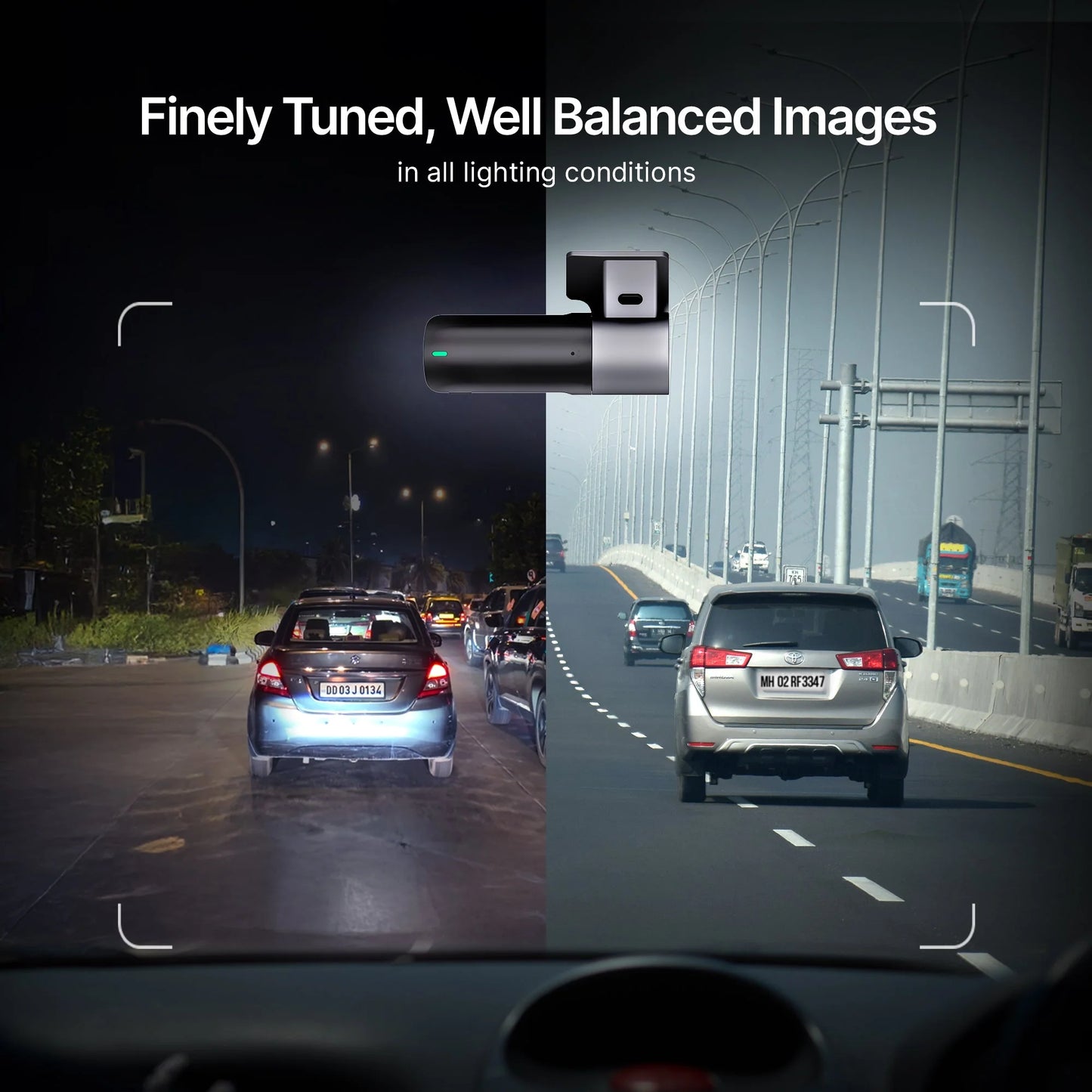 Car Dashcam Pro 2K | 360° Rotatable