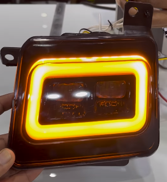 DRL's with Double mini Projectors For Mahindra Thar - Model 2020 Onwards