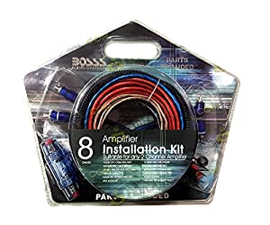 Dusribiwi Boss BA-208 8-Gauge Amplifier Installation Wiring Kit