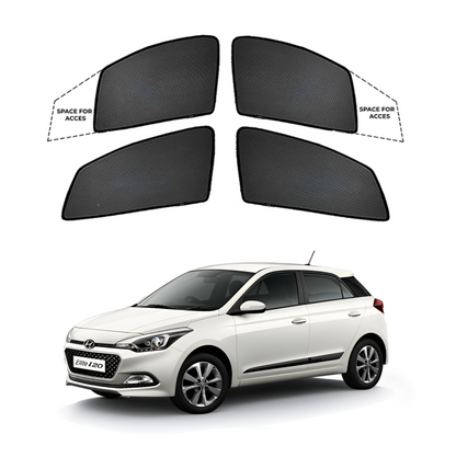 Car Window Fix Black Sunshades For Hyundai I20 Elite
