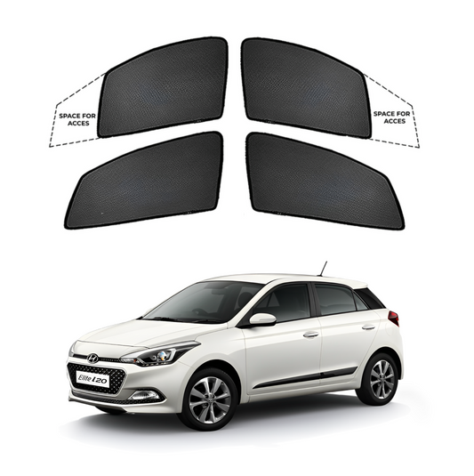Car Window Fix Black Sunshades For Hyundai I20 Elite