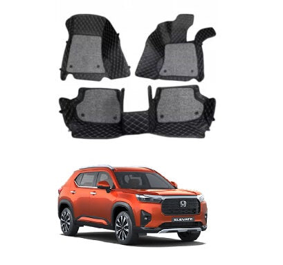 7D Car Floor Mats For Honda	Elevate - Model 2023 Onwards