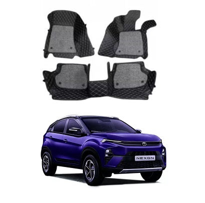 7D Car Floor Mats For Tata Nexon – Model 2024 Onwards
