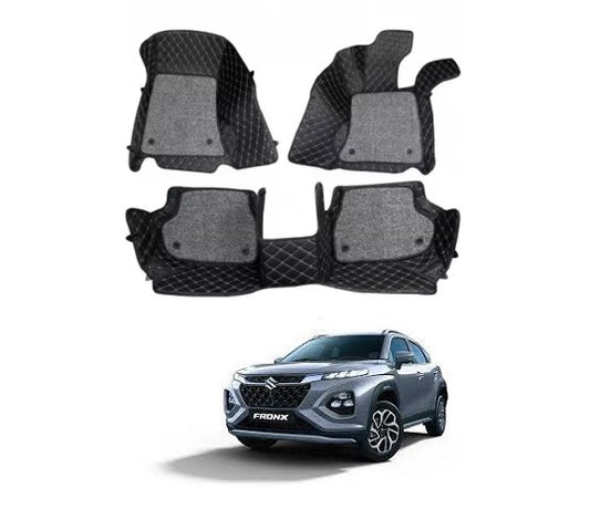 7D Car Floor Mats For Maruti Suzuki Fronx - Model 2023 Onwards
