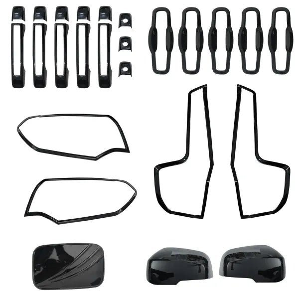 Black Finish Compact Combo Kit for Mahindra Scorpio N - Model 2022 Onwards