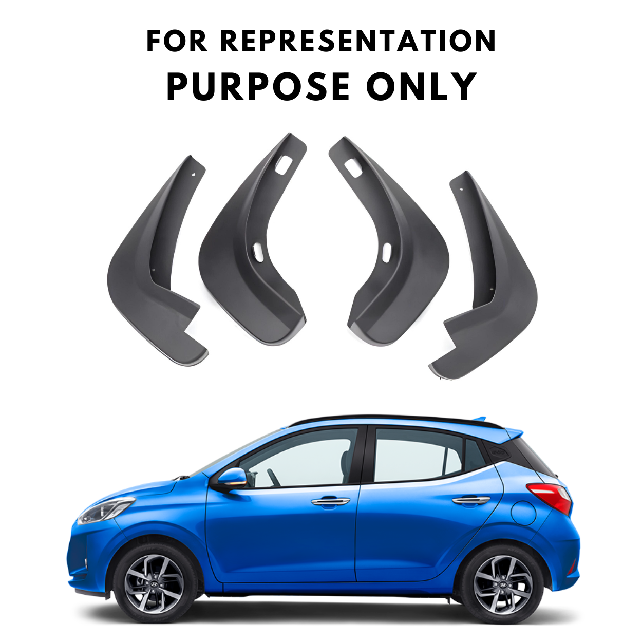 Mud Flap For Hyundai Grand I10 Nios - Model 2019 Onwards