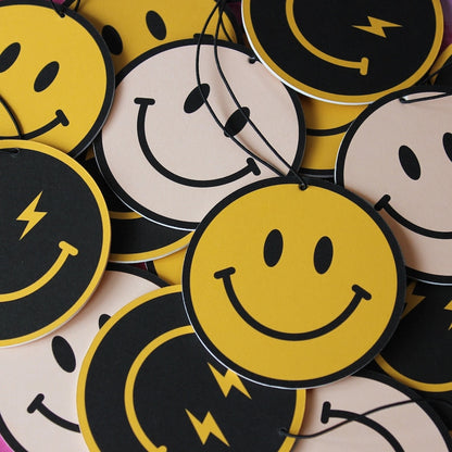 Smiley Face Hanging Car Air Freshener