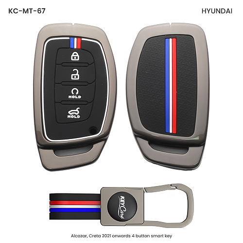 Metal Key Cover For Hyundai Cars