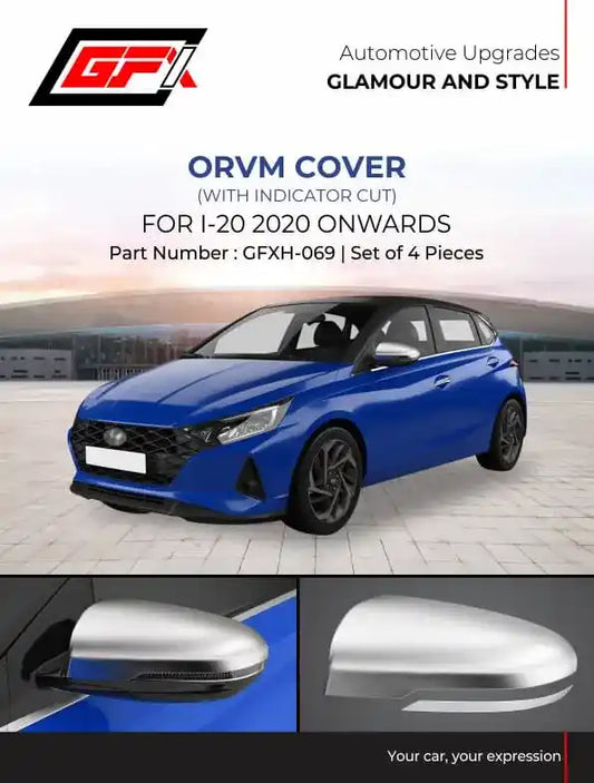 Hyundai I 20 ORVM Cover With Indicator Cut