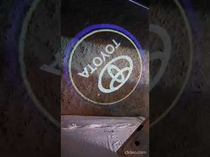 Wireless Car Welcome Logo Shadow Projector Kit For Toyota Cars
