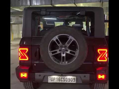 X Model Rear Reflector For Mahindra Thar - Model 2020 Onwards