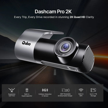 Car Dashcam Pro 2K | 360° Rotatable
