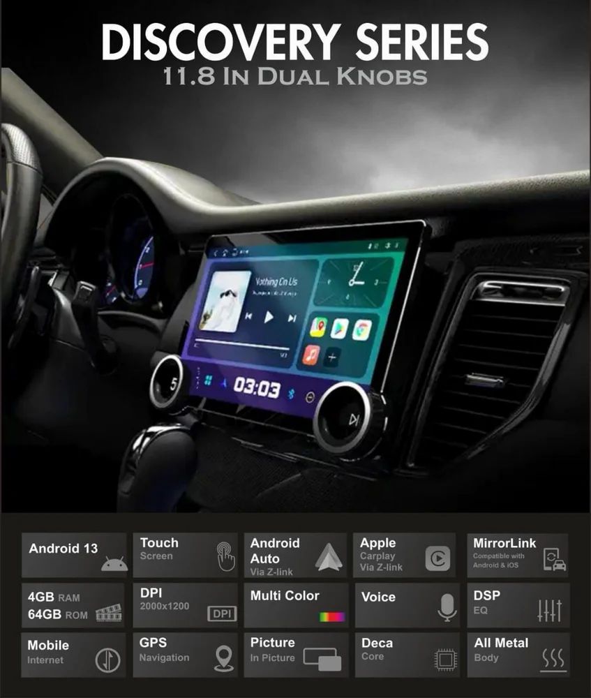 Diamond 2K Series Android Screen For Cars