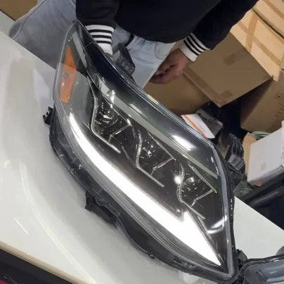 Projector Headlights For Fortuner T-2 - Lexus Style - Model 2012 Onwards