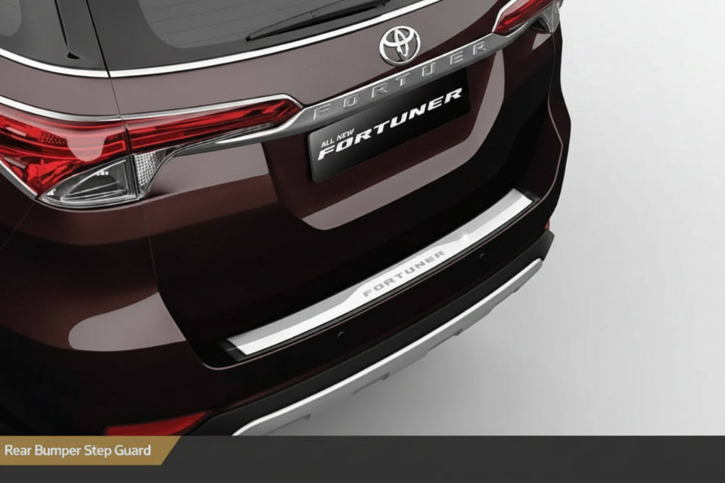 Rear Footplate Chrome on Fortuner