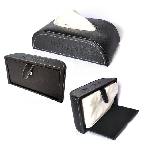 Involve® Luxury Art Leather Tissue Box