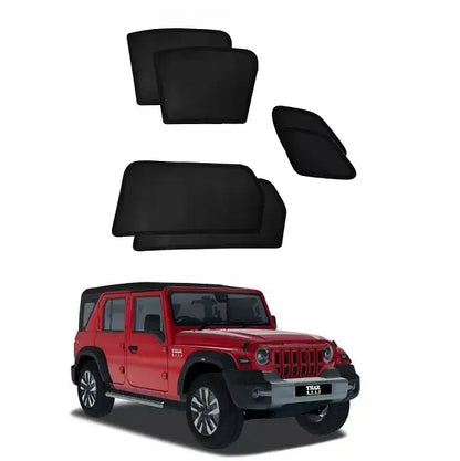 Window Sunshades For Mahindra Thar Roxx – Model 2024 Onwards