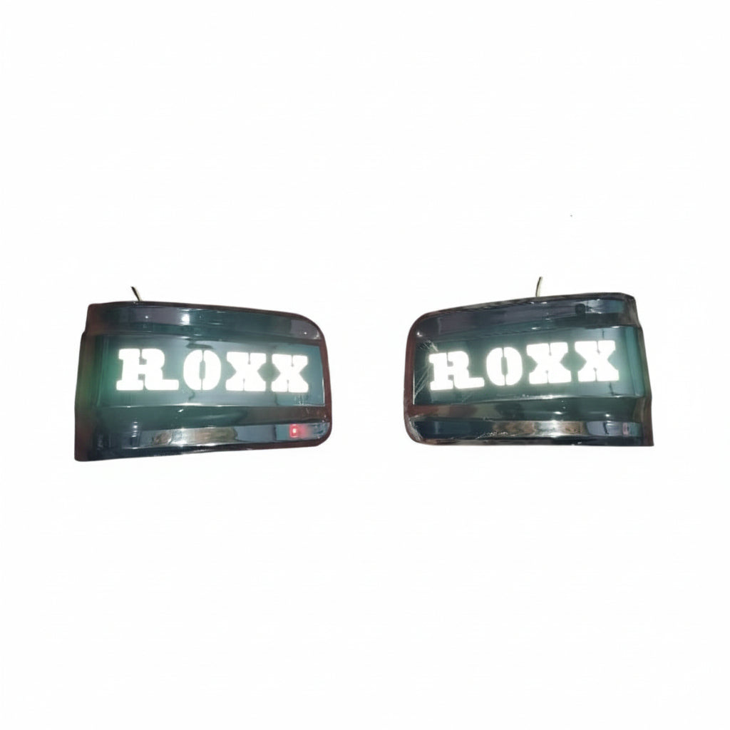 Two ROXX branded light boxes on a white background