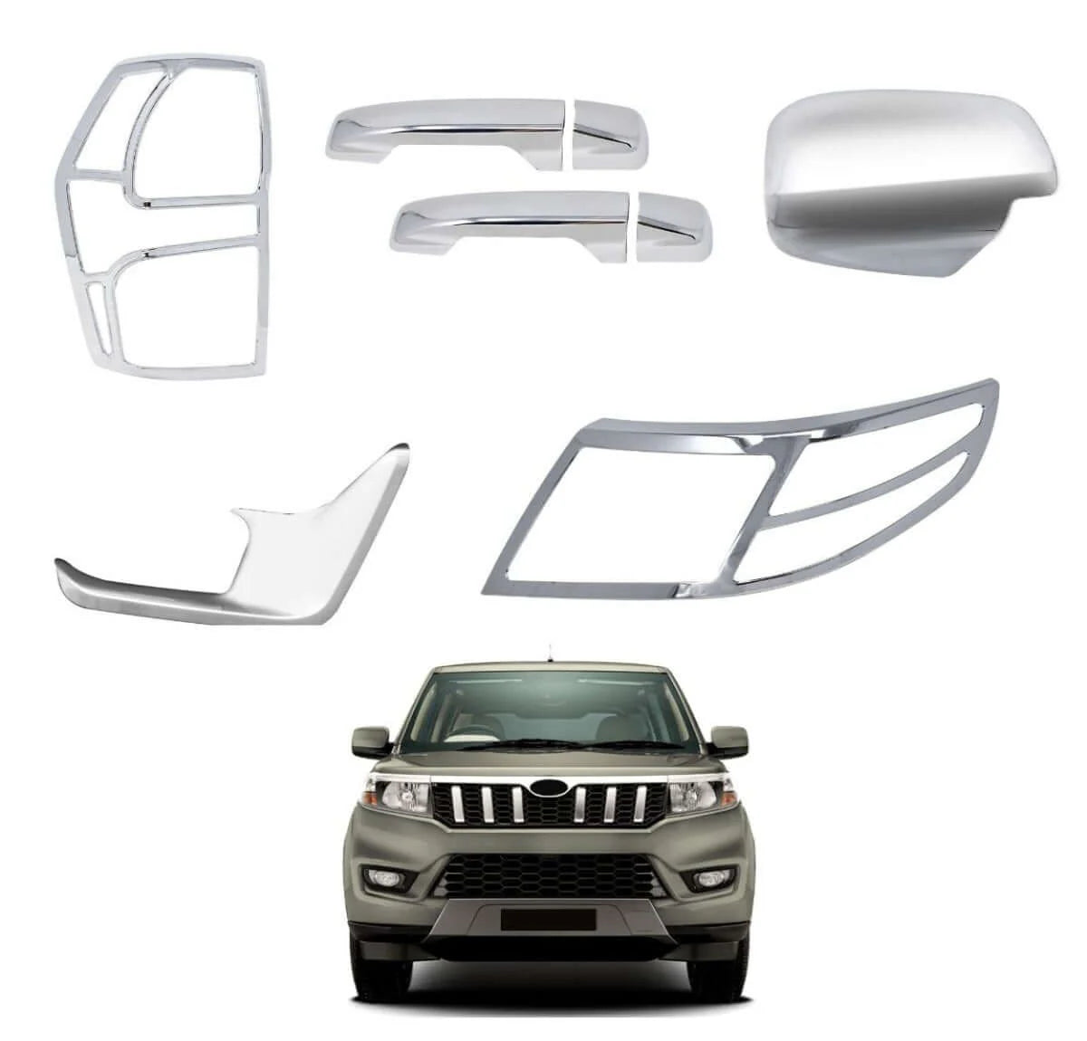 Mahindra Bolero Neo Combo Kit - Chrome Finish