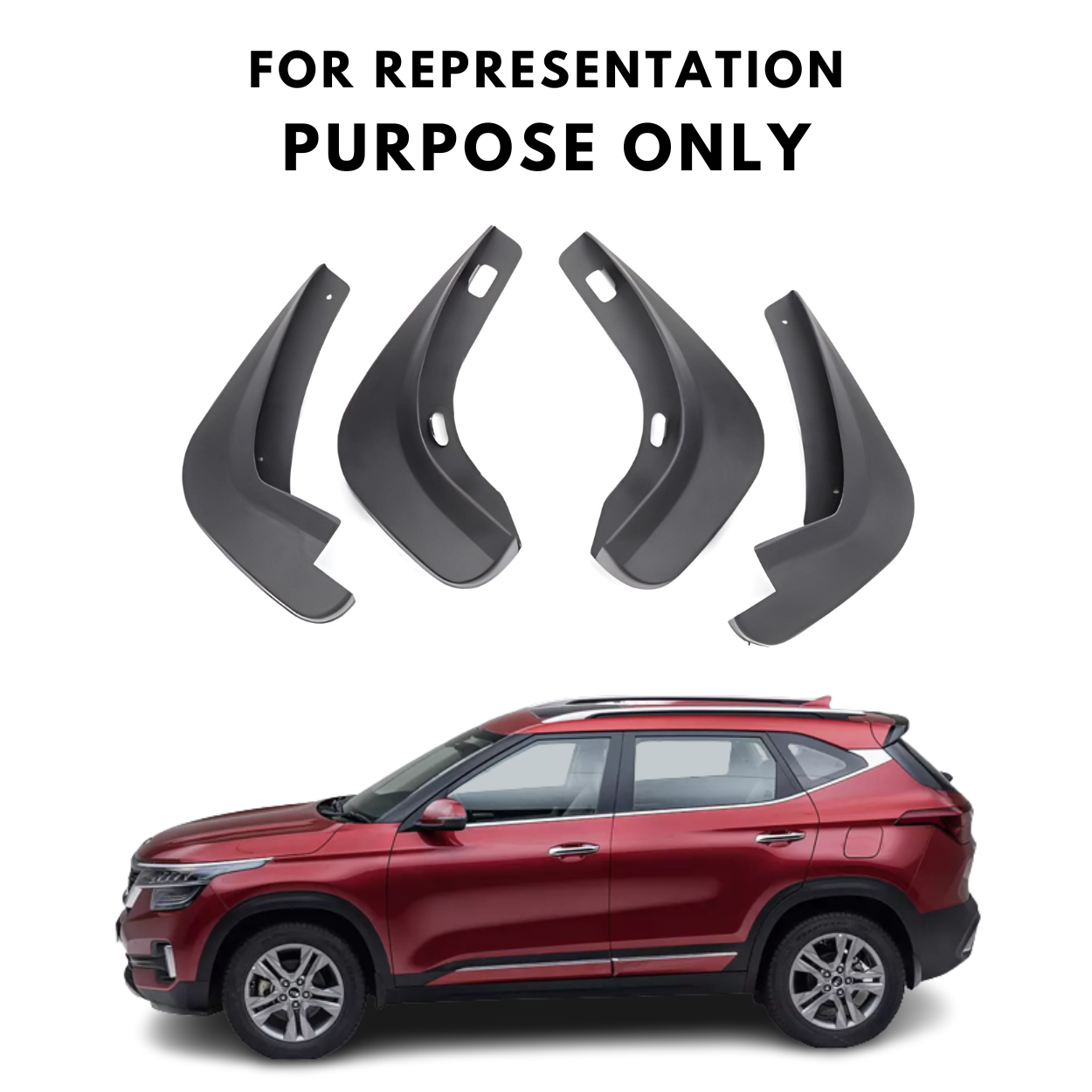 Mud Flap For Kia Seltos - Model 2019 Onwards