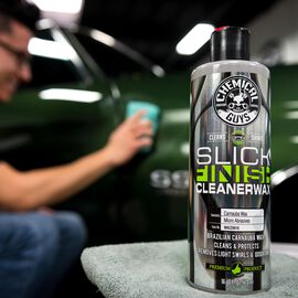 Slick Finish Cleaner Wax Light Paint Cleanser & Brilliant Shine Carnauba Wax