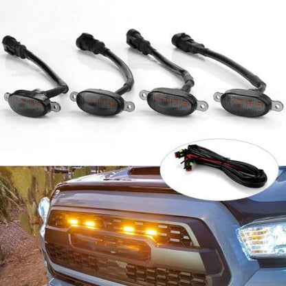 Smoked Lens Ultra Bright Raptor Style Grill Light - Multicolor- App Control - Universal