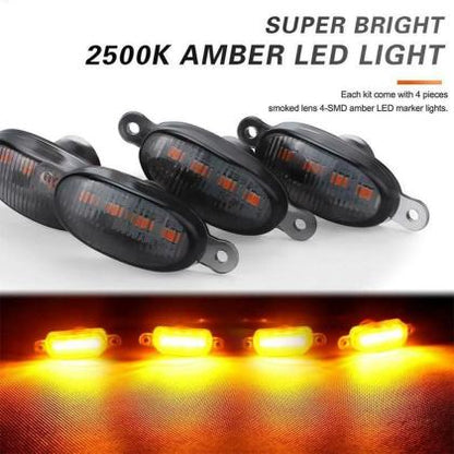 Smoked Lens Ultra Bright Raptor Style Grill Light - Multicolor- App Control - Universal