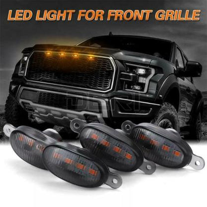 Smoked Lens Ultra Bright Raptor Style Grill Light - Multicolor- App Control - Universal