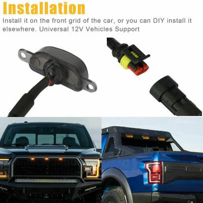 Smoked Lens Ultra Bright Raptor Style Grill Light - Multicolor- App Control - Universal