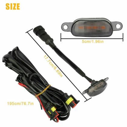 Smoked Lens Ultra Bright Raptor Style Grill Light - Multicolor- App Control - Universal