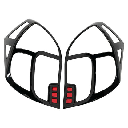 Set of 2 tail light cover for Celerio placed on a white background.