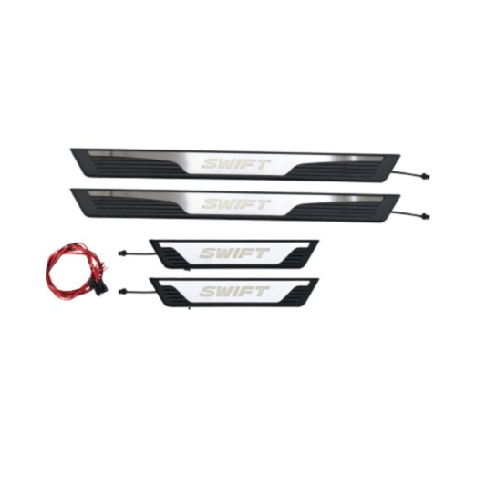 LED Illuminated Door Scuff Plates For Swift - Model 2018 Onwards
