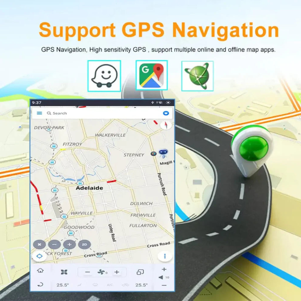 Navigation Support information for tesla-style screen for Fortuner