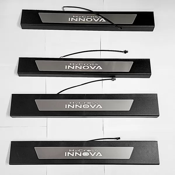 LED Illuminated Door Scuff Plates For Hycross- Model 2022 Onwards