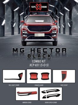 MG Hector Hybrid super black finish combo kit