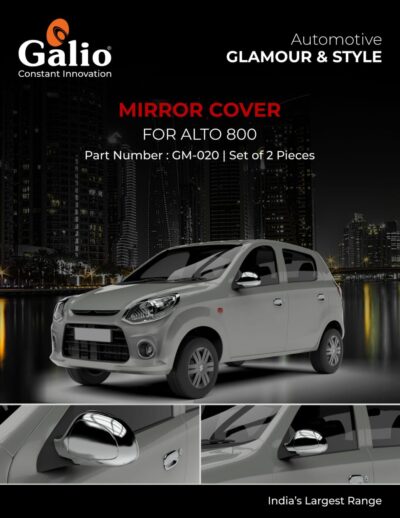 chrome finish Maruti Suzuki Alto ORVM Cover DLX Garnish