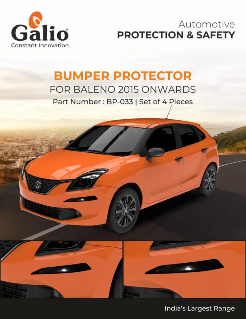 Buy bumper Protector for Maruti Suzuki Baleno Superfluous Mart