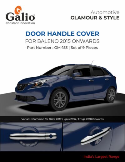 Chrome garnish Door Handle Cover for Maruti Suzuki Baleno
